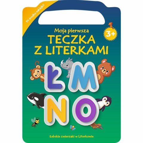 PROMO Łebskie zwierzaki w literkowie. Moja pierwsza teczka z literkami. Literki Ł-O KS66607 Trefl