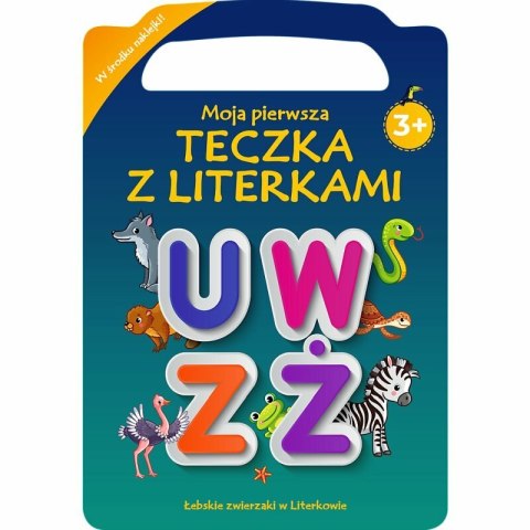 PROMO Łebskie zwierzaki w literkowie. Moja pierwsza teczka z literkami. Literki U-Ż KS66621 Trefl