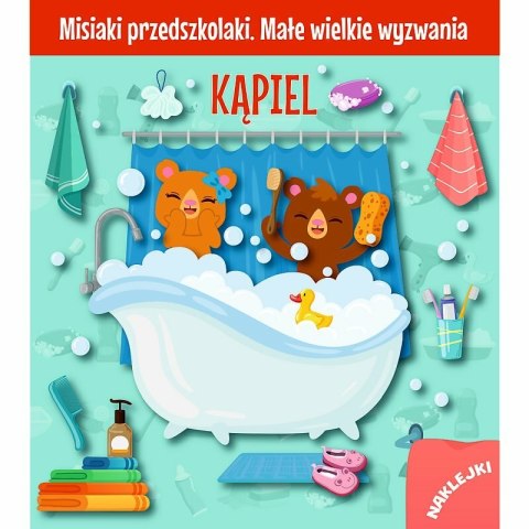 PROMO Misiaki przedszkolaki. Małe wielkie wyzwania. Kąpiel 09536 Trefl