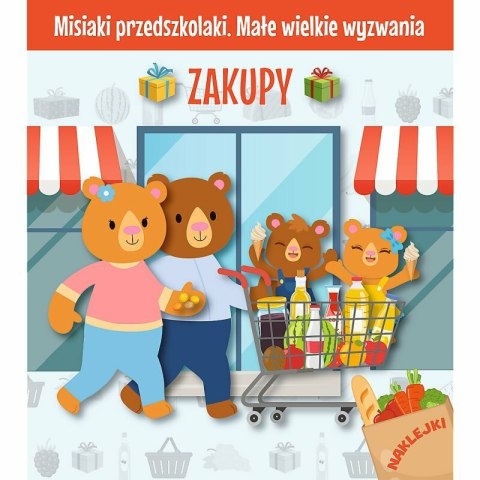 PROMO Misiaki przedszkolaki. Małe wielkie wyzwania. Zakupy 09550 Trefl