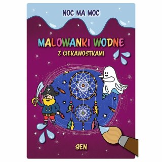 PROMO Noc ma moc. Malowanki wodne z ciekawostkami. Sen 09864 Trefl