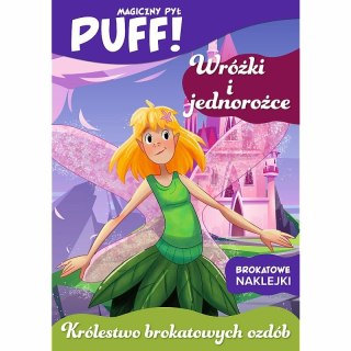 PROMO PUFF! Magiczny pył. Królestwo brokatowych ozdób. Wróżki i jednorożce KS68168 Trefl