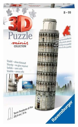 PROMO Puzzle 3D Mini budowle Krzywa wieża w Pizie 112470 RAVENSBURGER