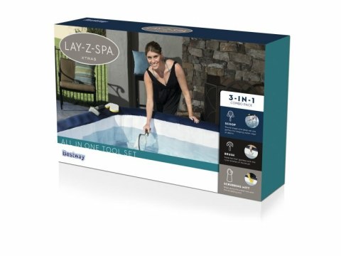 PROMO Zestaw do czyszczenia Basenu Spa 3w1 Lay-Z-Spa 60310 BESTWAY