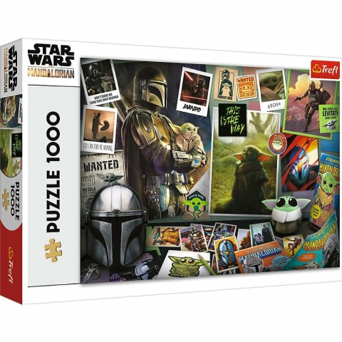 Puzzle 1000el Star Wars. Kolekcja Grogu. Mandalorian 10718 Trefl