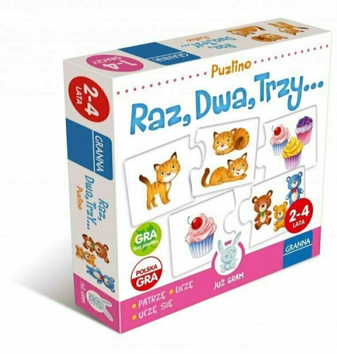 Gra edukacyjna Raz dwa trzy 00413 GRANNA