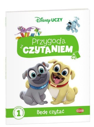 Książka Disney uczy Bingo i Rolly w akcji. Przygoda z czytaniem. Będę czytać PCG-9302 AMEET