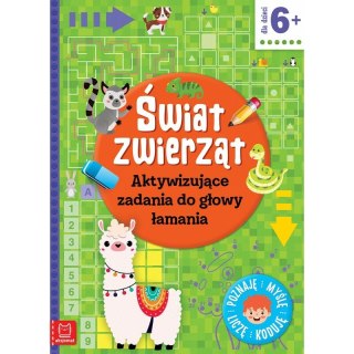 Książka Świat zwierząt. Aktywizujące zadania do głowy łamania. Poznaję, myślę, liczę, koduję