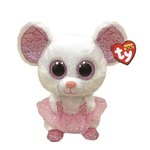 Maskotka Ty Beanie Boos NINA mysz biała balerina 24cm 36488