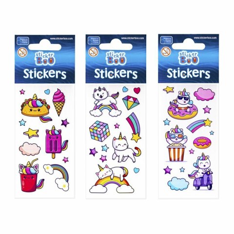 Naklejki Sticker Boo Unicorn Starpak 471538 mix cena za 1 szt