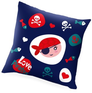 Poduszka 45x45cm Love Pirates KL10511 Kids Euroswan