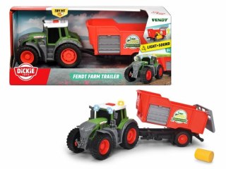 Traktor Fendt z przyczepą 26cm FARM DICKIE