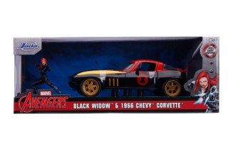 Auto Marvel Black Widow Chevy 1966 1:24 Dickie