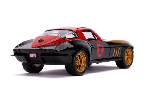 Auto Marvel Black Widow Chevy 1966 1:24 Dickie