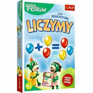 Gra edukacyjna układanka Liczymy Rodzina Treflików 02257 Trefl