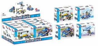 Klocki konstrukcyjne Alleblox policja 96-104el. 478225 MC mix cena za 1 szt p8