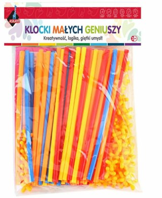 Klocki - słomki 110 elementów w worku 107431 p20