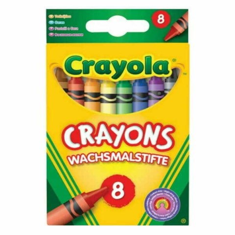 Kredki świecowe 8 kolorów 0008 Crayola