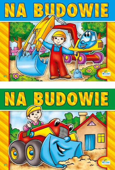 Książeczka do kolorowania Na budowie KRZESIEK 160 mix cena za 1 szt