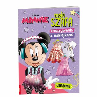 Książka Minnie. Moja szafa. Zmazywaki z naklejkami SSN-9102