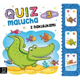 Książka Quiz malucha z naklejkami od 3 lat