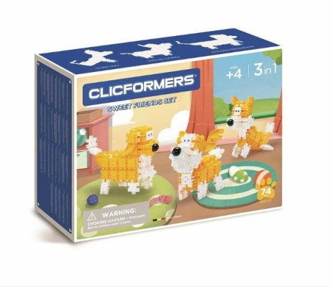 PROMO Klocki CLICKFORMERS Yellow and white friends 74el 806001