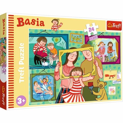 PROMO Puzzle 24el Maxi Basia i jej dzień Trefl 14347