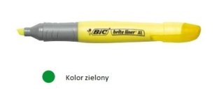 Zakreślacz Brite liner XL BiC zielony p10, cena za 1szt.