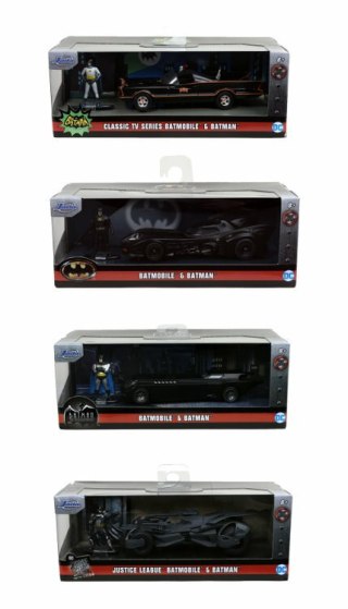 Batman i Batmobile 1:32 JADA mix Cena za 1szt