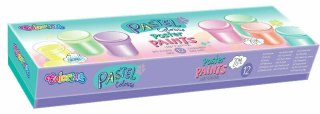 Farby plakatowe 12 kolorów 20 ml Colorino Kids Pastel 87812