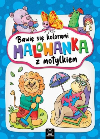 Książeczka Bawię się kolorami. Malowanka z motylkiem