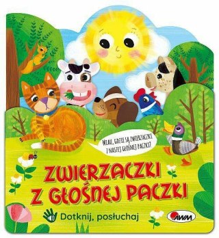 Książeczka Dotknij, posłuchaj. Zwierzaczki z głośnej paczki