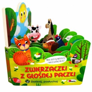 Książeczka Dotknij, posłuchaj. Zwierzaczki z głośnej paczki