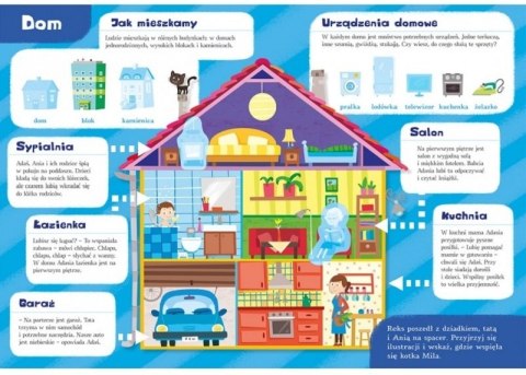 Książka Świat wiedzy przedszkolaka. Edukacyjna książeczka z naklejkami 3+