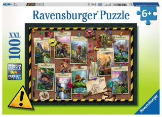 PROMO Puzzle 100el XXL Kolekcja dinozaurów 108688 Ravensburger