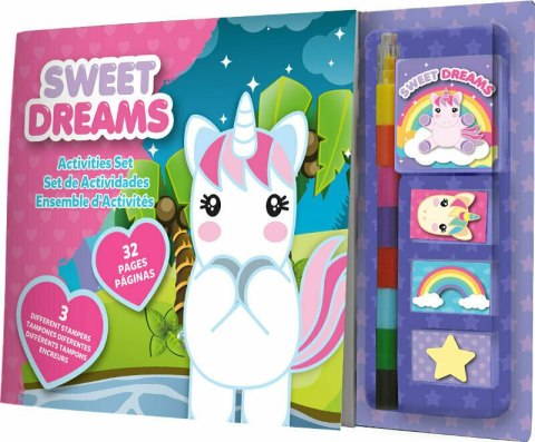 Zestaw kreatywny z pieczątkami Sweet Dreams KL10879 Kids Euroswan