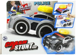 Auto Policja+baterie+oświetlenie MC RUCH