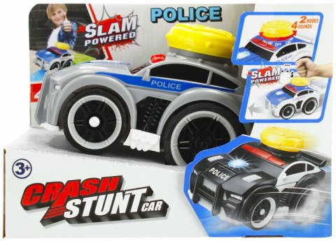 Auto Policja+baterie+oświetlenie MC RUCH