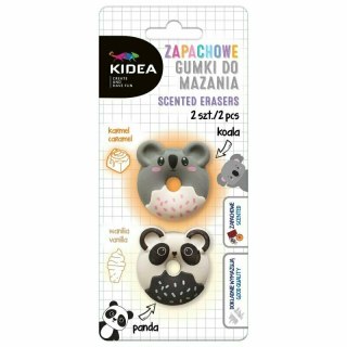 Gumki do mazania zapachowe Panda Koala 2 szt. Kidea p12