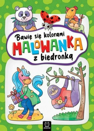 Książeczka Bawię się kolorami. Malowanka z biedronką