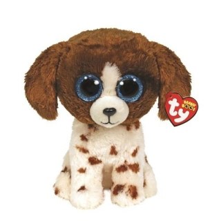 Maskotka TY Beanie Boos MUDDLES brązowo-biały pies 24cm 36487