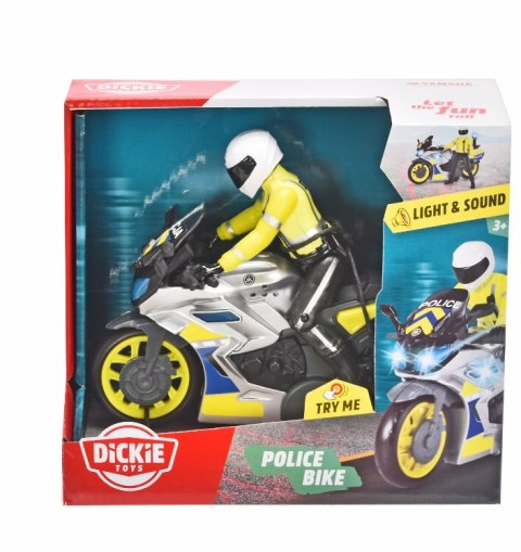 Motocykl policyjny 17cm SOS Dickie