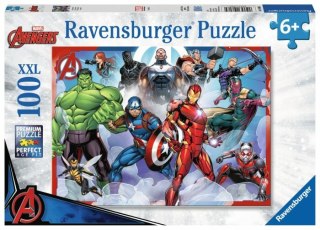 PROMO Puzzle 100el XXL Avengers - Zgromadzenie rysunkowe 108084 RAVENSBURGER