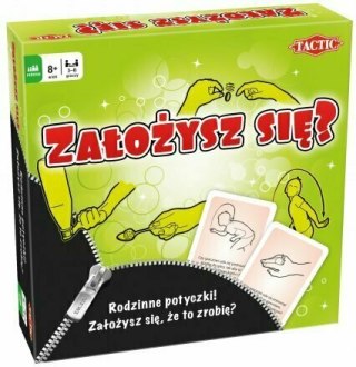 Założysz się? rodzinna gra planszowa 40841 TACTIC