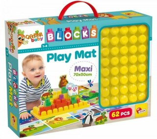 Carotina baby BLOCKS Mata edukacyjna 70x50cm z klockami 79933