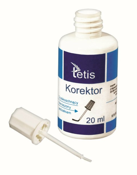 Korektor w pędzelku 20ml Tetis p12/ cenz za1szt.