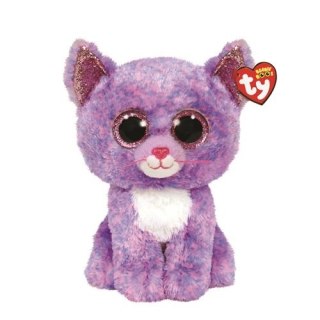 Maskotka TY BEANIE BOOS CASSIDY - lavendowy kot 24cm 36486