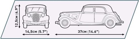 PROMO COBI 24337 Cars Citroen Traction Avant 11CV 1938 1900 klocków