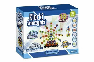 PROMO Klocki śnieżynki E-Edu 120el 128684 Artyk