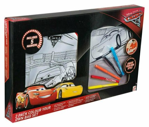 PROMO Zestaw: saszetka, piórnik do kolorowania Disney Cars 3 DSC8-4483